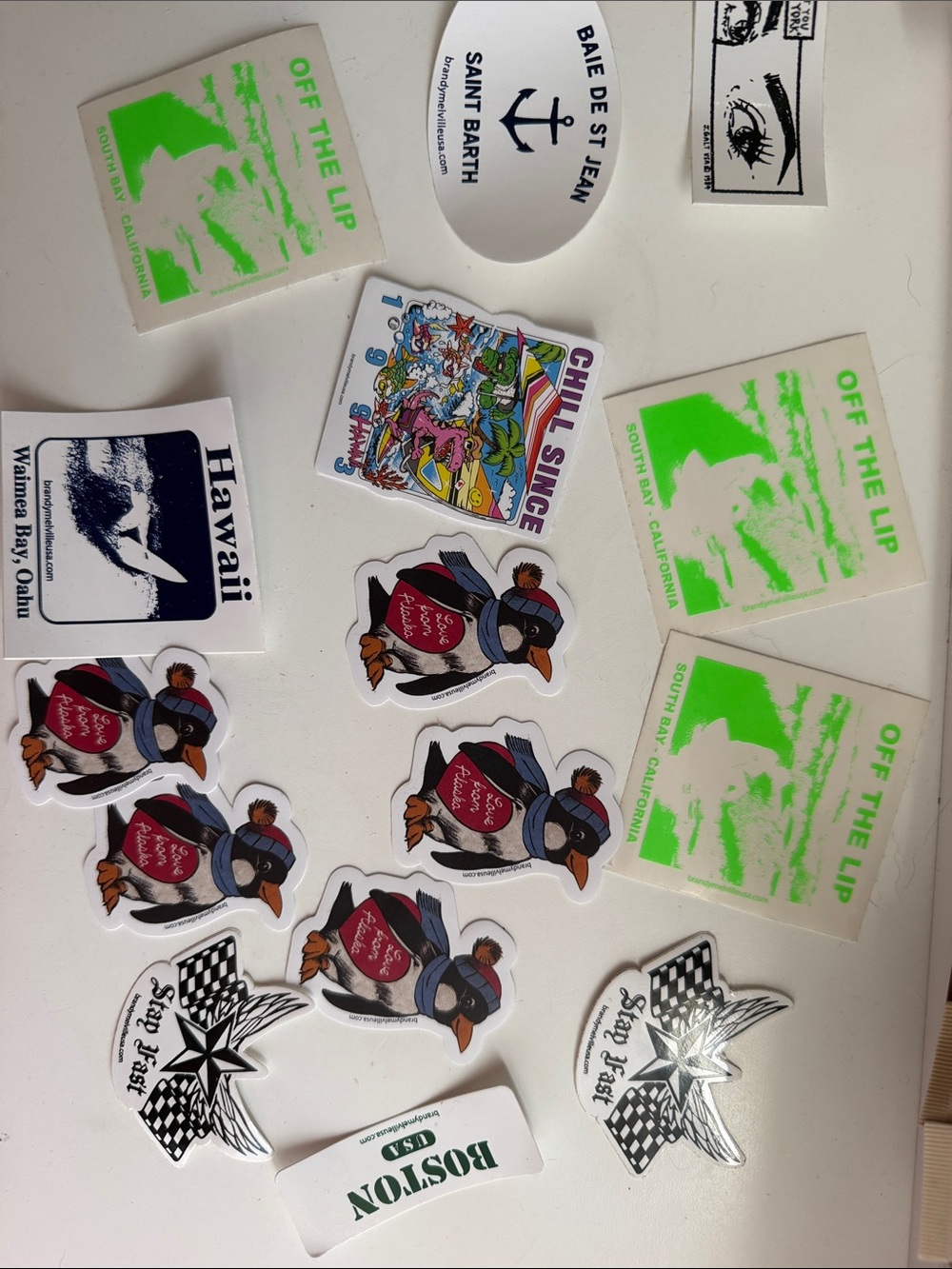 Brandy Melville Sticker Sheet Collection